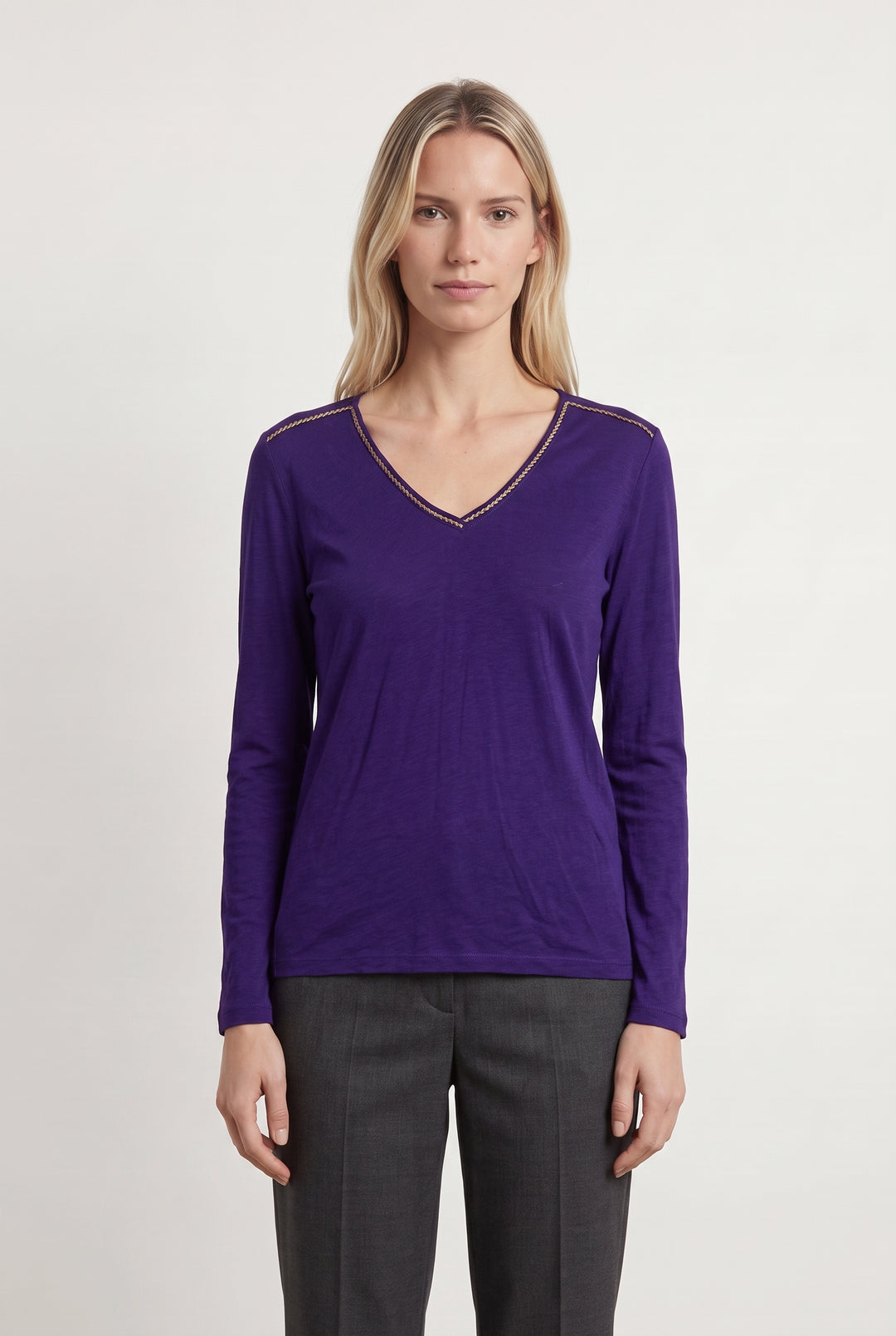 Tunique Violette - Taille S/36 de la marque Gerard Darel | PARAD118668 - Vendu par Paradigme - Image 1