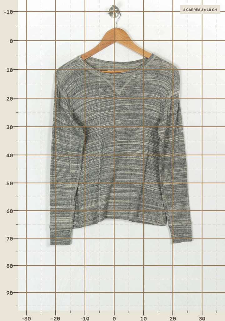 Sweatshirt Gris - Taille M/38 de la marque Isabel Marant étoile | PARAD118671 - Vendu par Paradigme - Image 4