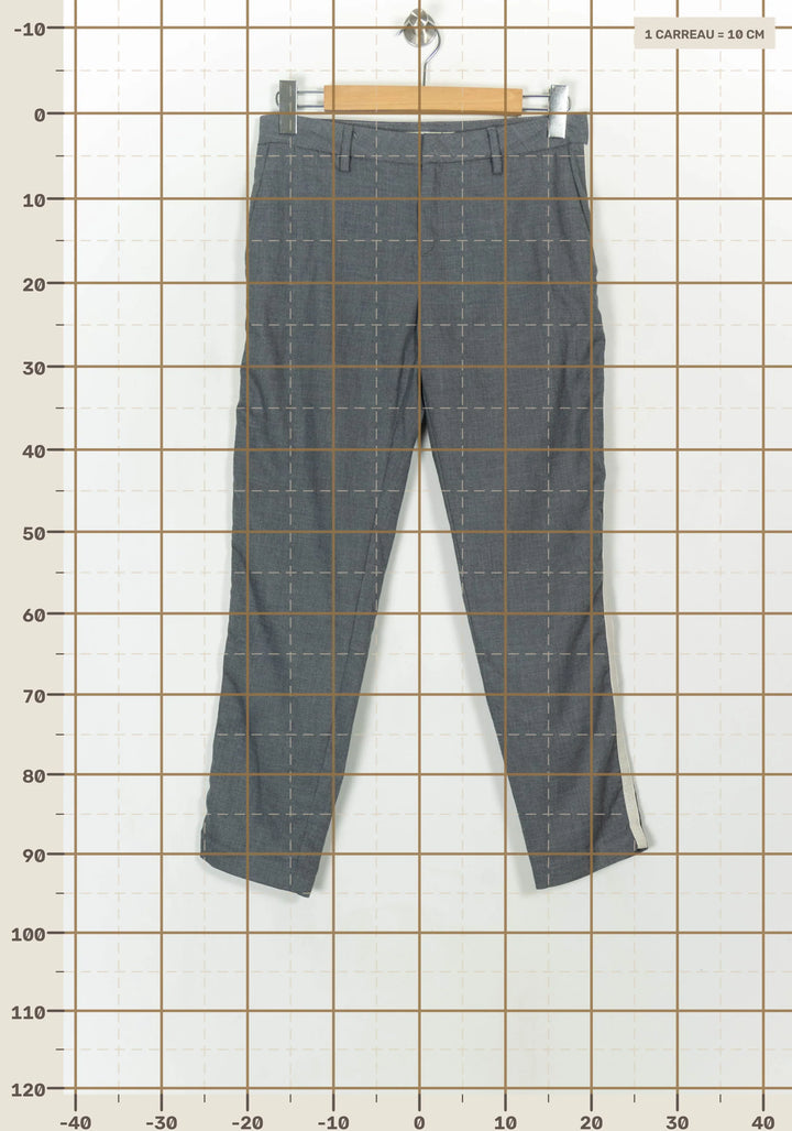 Pantalon Gris - Taille M/38 de la marque Sud express | PARAD118673 - Vendu par Paradigme - Image 4