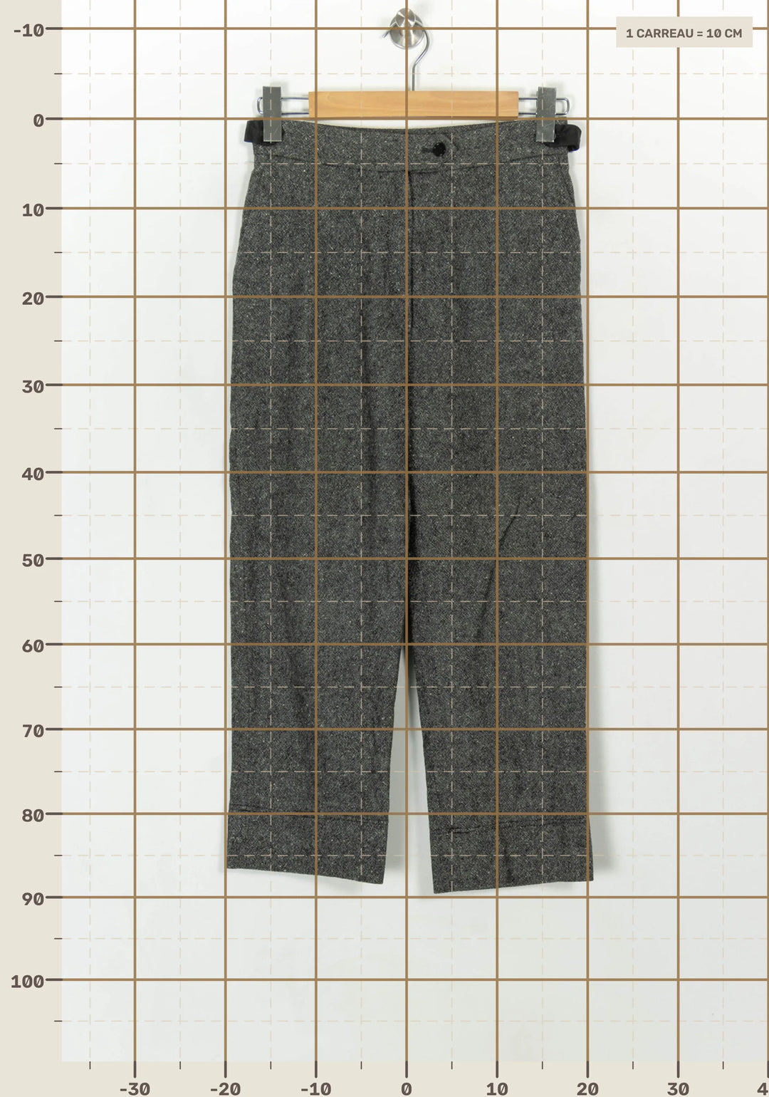 Pantalon Gris - Taille M/38 de la marque Gerard Darel | PARAD118677 - Vendu par Paradigme - Image 4