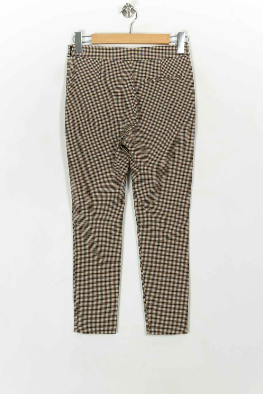 Pantalon Carreaux Marron et Noir - Taille S/36 de la marque Sézane | PARAD118679 - Vendu par Paradigme - Image 5