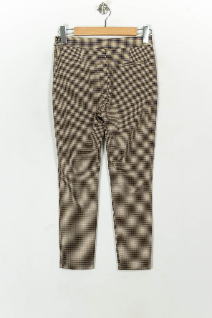 Pantalon Carreaux Marron et Noir - Taille S/36 de la marque Sézane | PARAD118679 - Vendu par Paradigme - Image 5