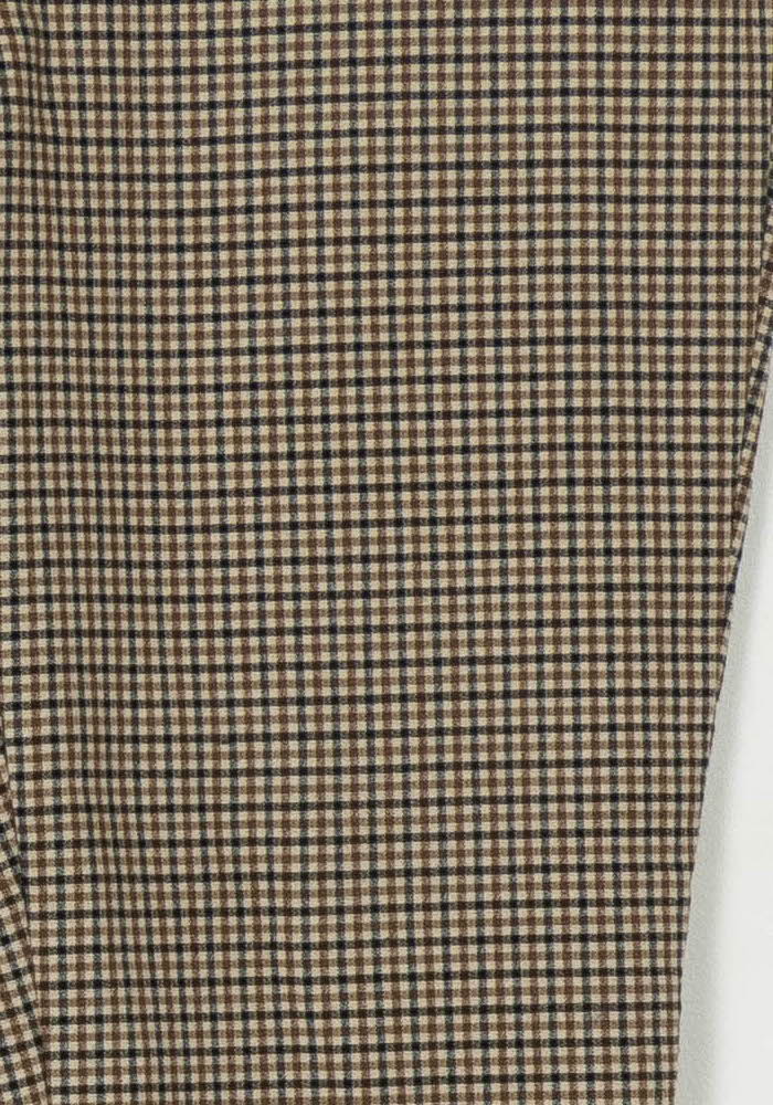 Pantalon Carreaux Marron et Noir - Taille S/36 de la marque Sézane | PARAD118679 - Vendu par Paradigme - Image 3