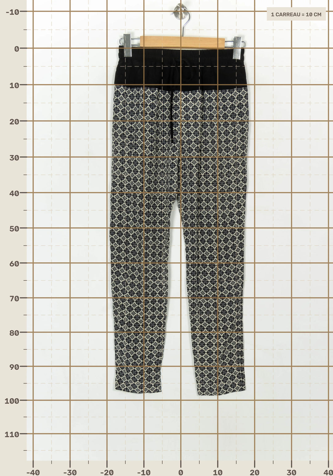 Pantalon Noir et Blanc - Taille S/36 de la marque Vanessa Bruno - Athé | PARAD118680 - Vendu par Paradigme - Image 4