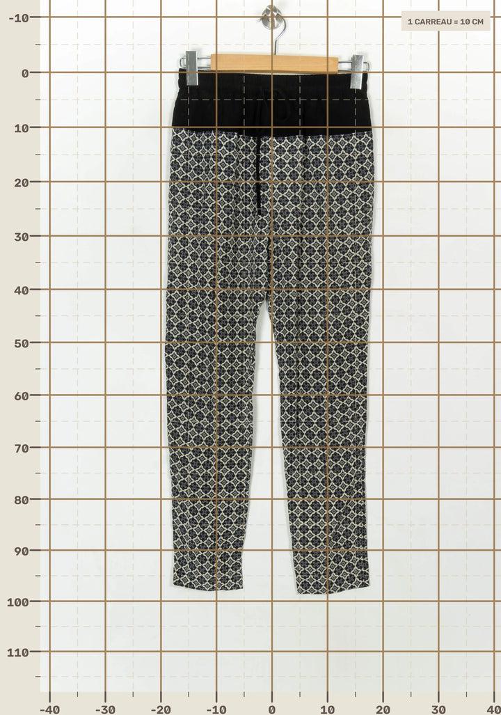 Pantalon Noir et Blanc - Taille S/36 de la marque Vanessa Bruno - Athé | PARAD118680 - Vendu par Paradigme - Image 4