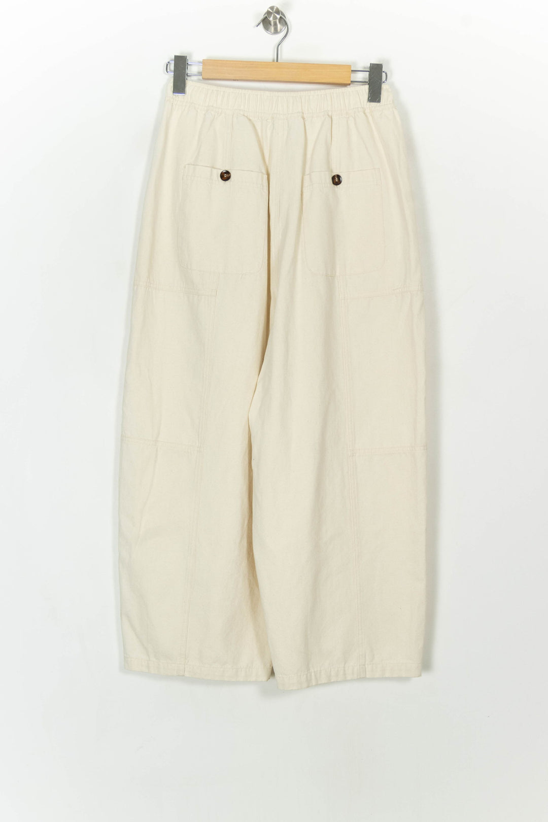 Pantalon Large Beige - Taille S/36 de la marque FRNCH | PARAD118681 - Vendu par Paradigme - Image 5