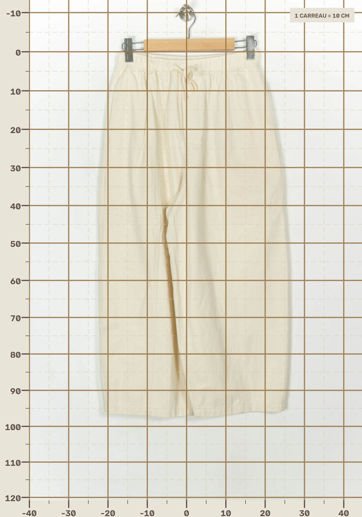 Pantalon Large Beige - Taille S/36 de la marque FRNCH | PARAD118681 - Vendu par Paradigme - Image 4