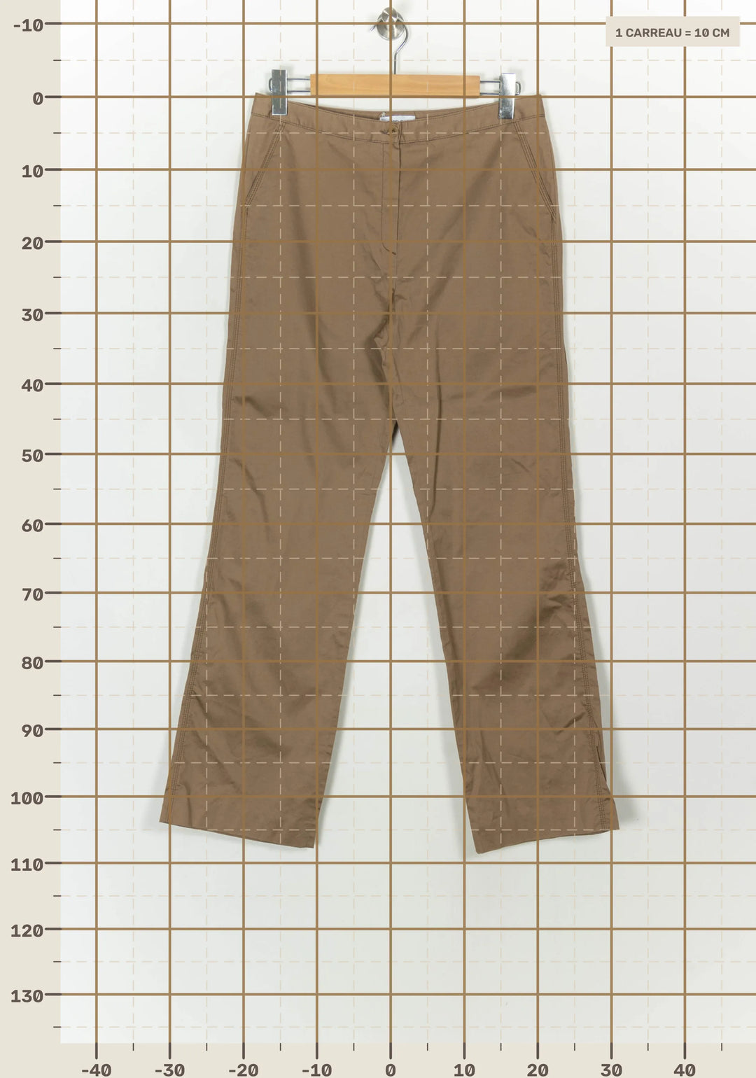 Pantalon Beige - Taille XXL/44 de la marque Gerard Darel | PARAD118685 - Vendu par Paradigme - Image 4