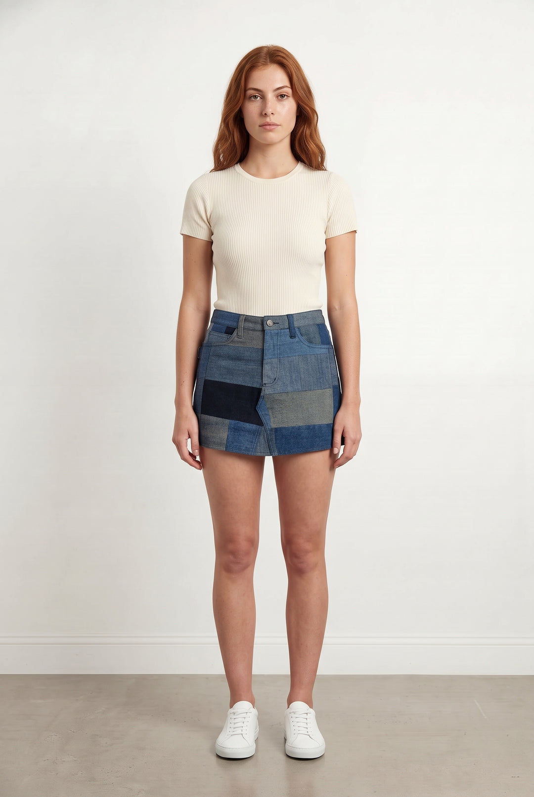 Jupe en Jean Bleue et Noire - Taille M/38 de la marque Zadig&amp;Voltaire | PARAD118687 - Vendu par Paradigme - Image 1