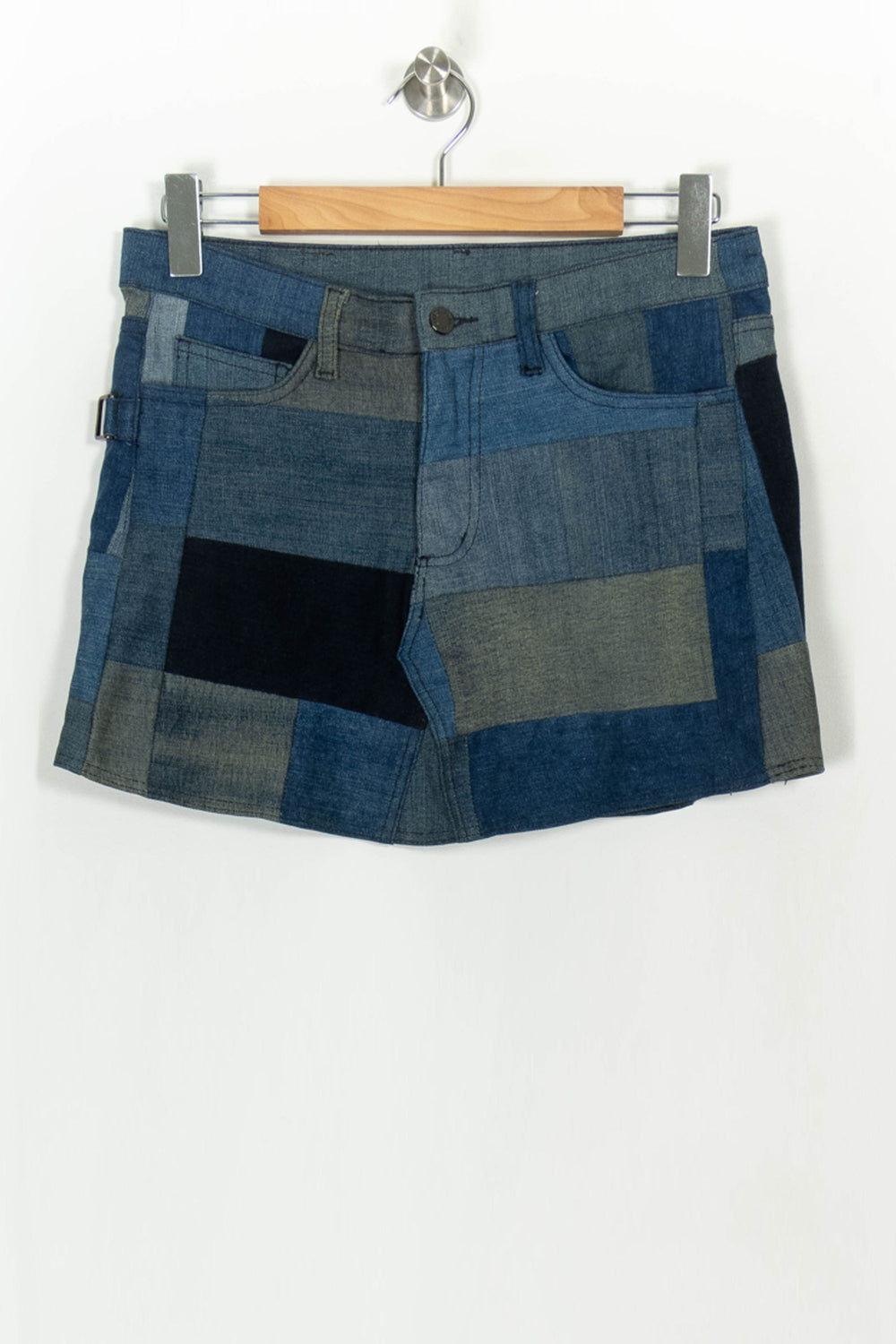 Jupe en Jean Bleue et Noire - Taille M/38 de la marque Zadig&Voltaire | PARAD118687 - Vendu par Paradigme - Image 2