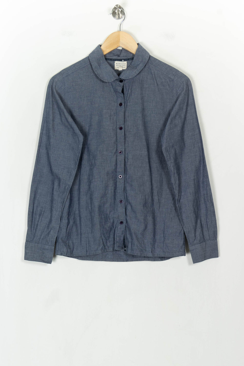 Chemise Bleue - Taille M/38 de la marque Sézane | PARAD118689 - Vendu par Paradigme - Image 2