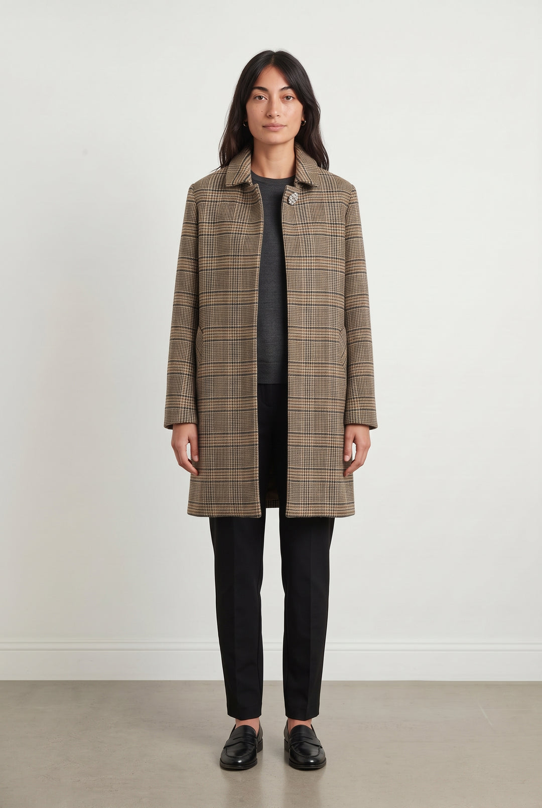 Manteau Marron - Taille XS/34 de la marque Tara Jarmon | PARAD118693 - Vendu par Paradigme - Image 1