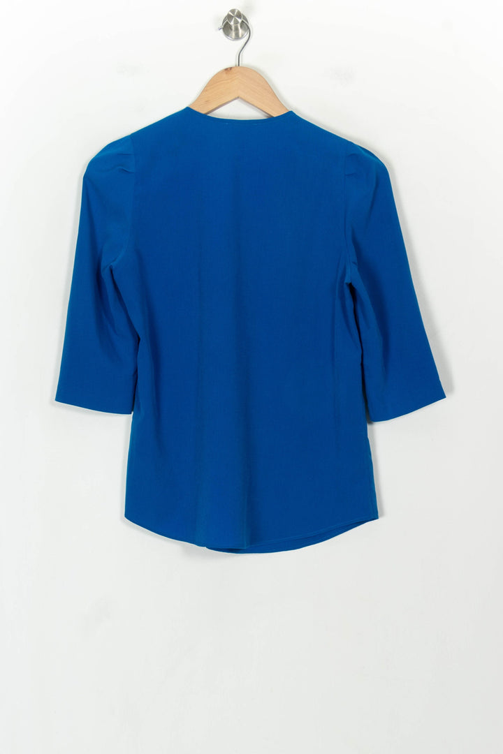 Blouse Bleue - Taille S/36 de la marque Claudie Pierlot | PARAD118694 - Vendu par Paradigme - Image 5