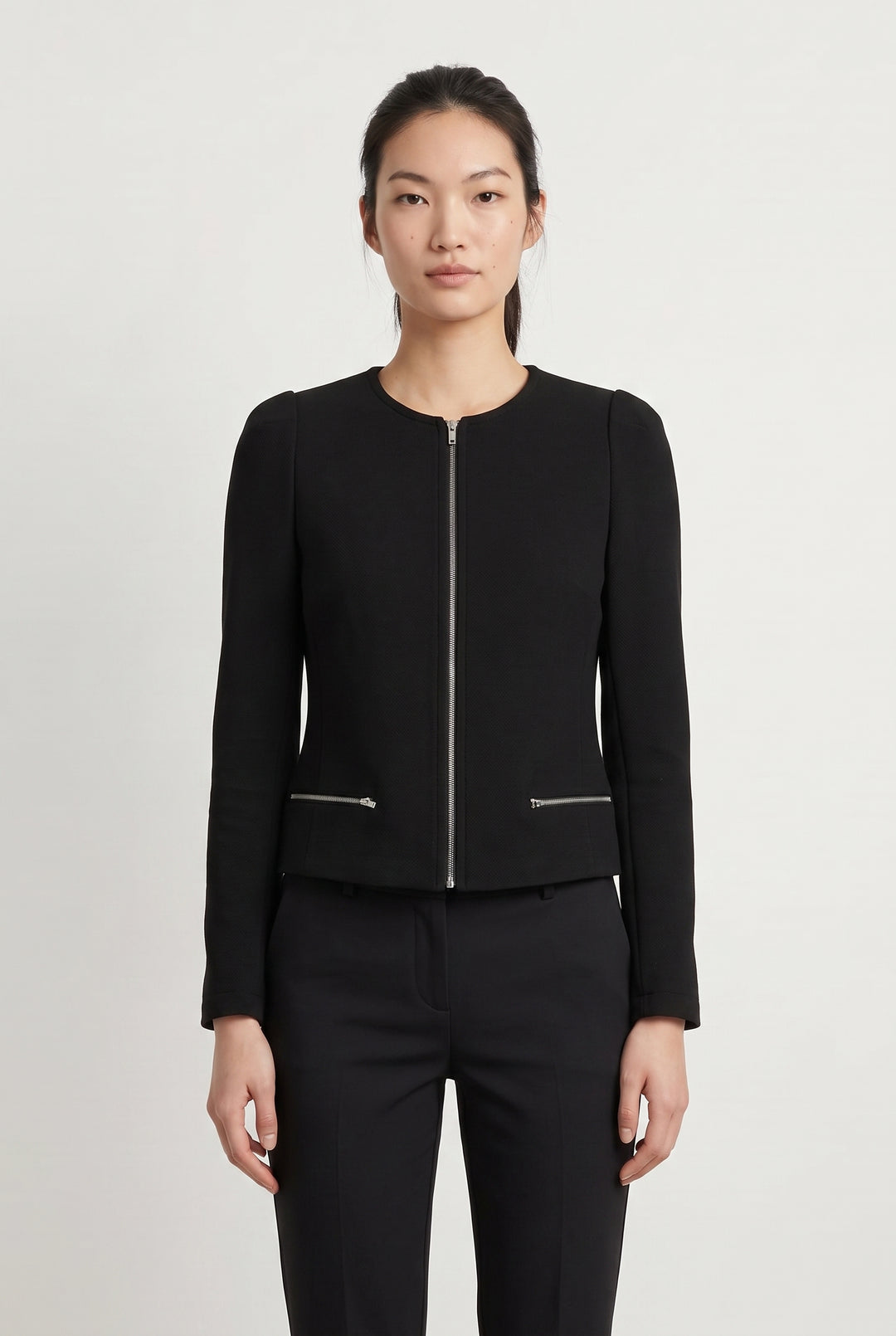 Veste Noire - Taille S/36 de la marque Claudie Pierlot | PARAD118698 - Vendu par Paradigme - Image 1