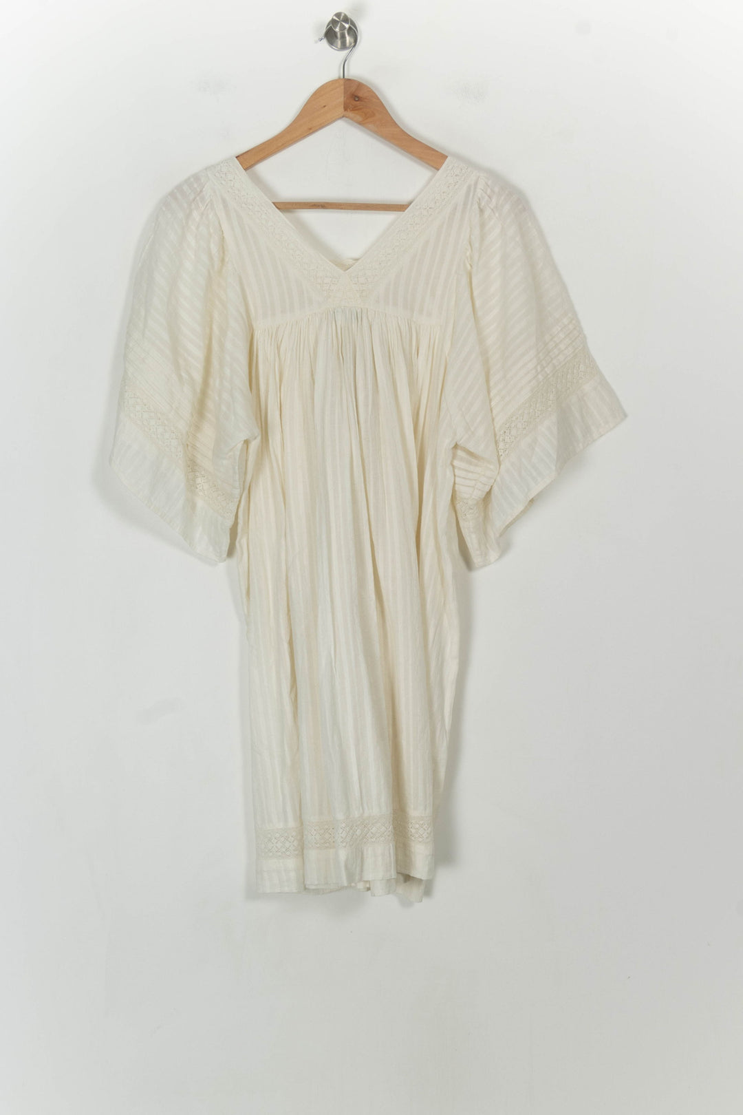 Robe Courte Blanche - Taille S/36 de la marque FRNCH | PARAD118702 - Vendu par Paradigme - Image 5