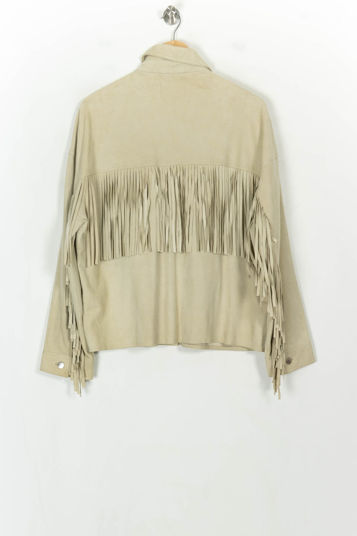 Veste à Franges Beige - Taille M/38 de la marque Bérénice | PARAD118711 - Vendu par Paradigme - Image 5