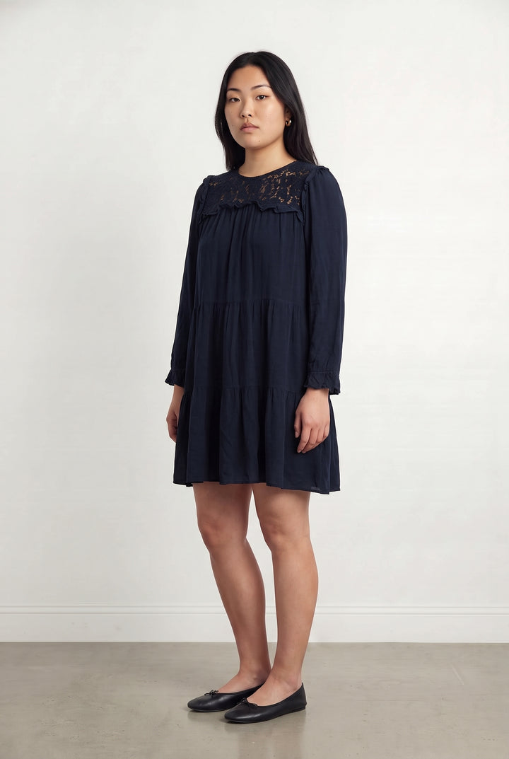 Robe Courte Bleue - Taille L/40 de la marque Claudie Pierlot | PARAD118712 - Vendu par Paradigme - Image 1