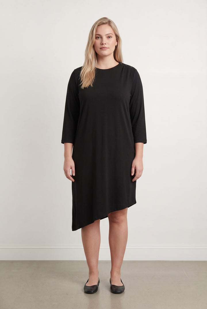 Robe Droite Noire - Taille XXL/44 de la marque Rodier | PARAD118717 - Vendu par Paradigme - Image 1