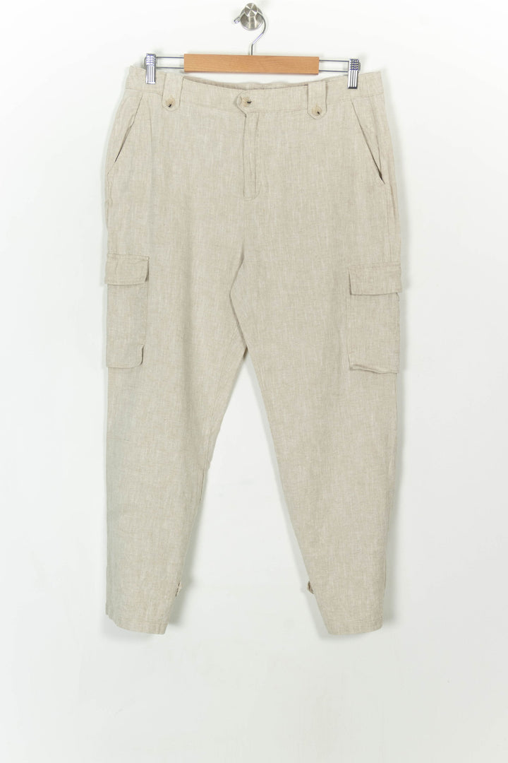 Pantalon Cargo Beige - Taille XXL/44 de la marque Indies | PARAD118724 - Vendu par Paradigme - Image 2
