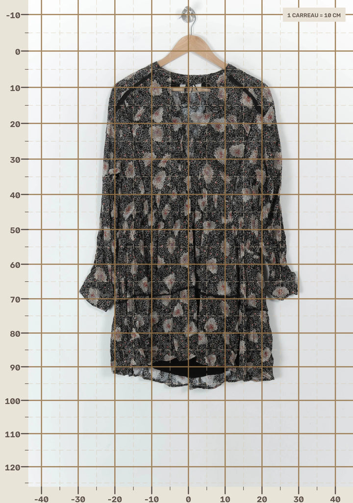 Robe Courte Noire et Blanche - Taille M/38 de la marque Bérénice | PARAD118727 - Vendu par Paradigme - Image 4