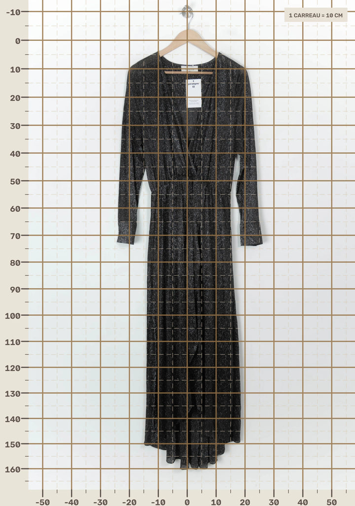 Robe Longue Grise - Taille M/38 de la marque Bérénice | PARAD118731 - Vendu par Paradigme - Image 4