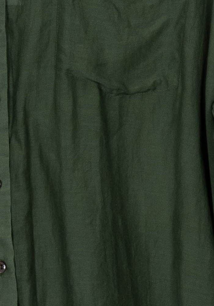 Chemise à Manches Longues Verte - Taille M/38 de la marque Bérénice | PARAD118739 - Vendu par Paradigme - Image 3