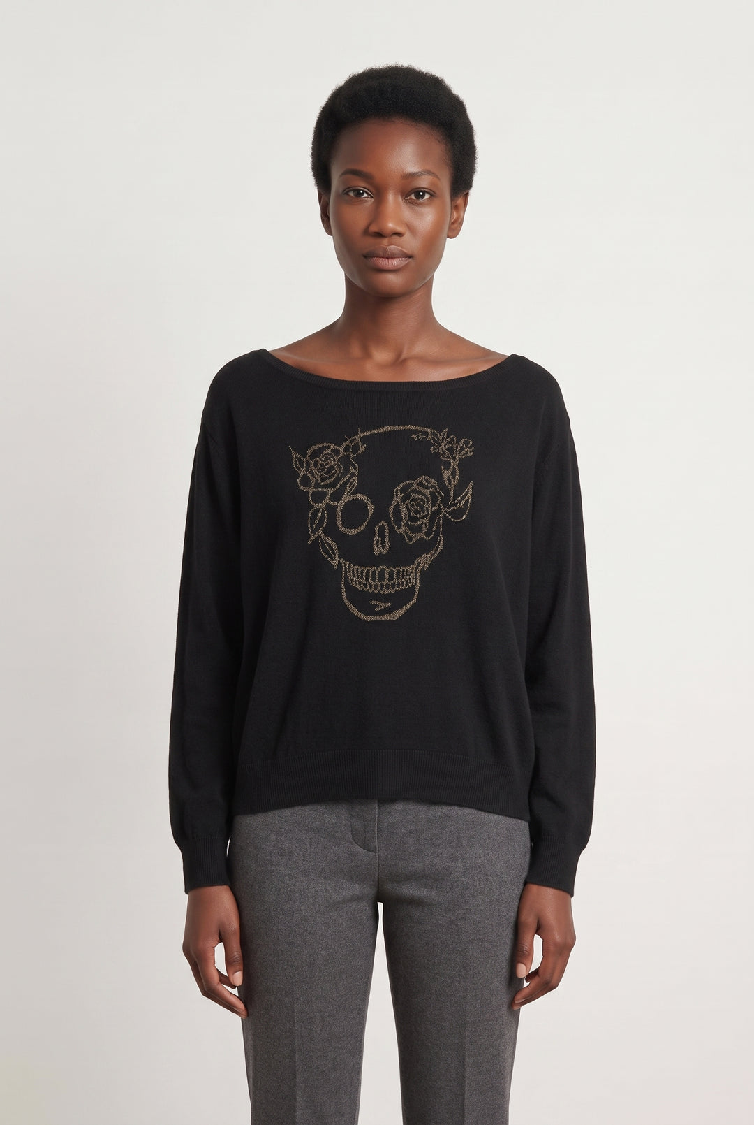 Pull Noir - Taille S/36 de la marque IKKS | PARAD118742 - Vendu par Paradigme - Image 1