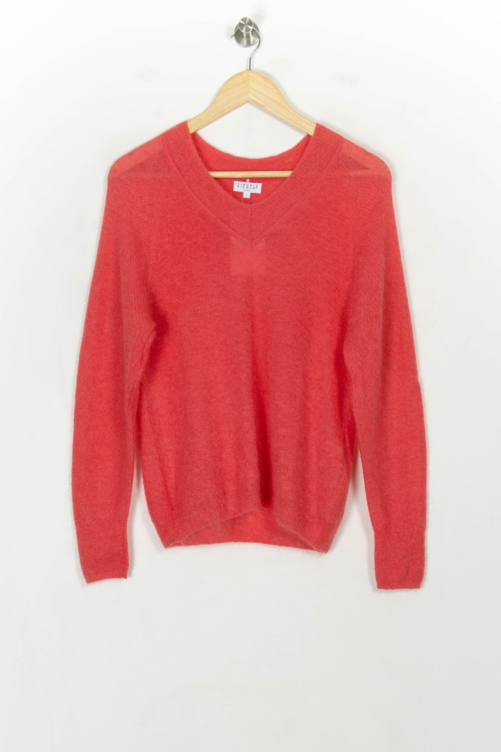 Pull Rose - Taille S/36 de la marque Claudie Pierlot | PARAD118743 - Vendu par Paradigme - Image 2