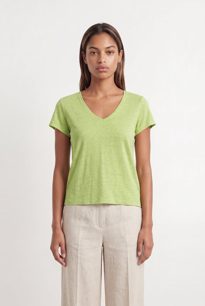 Tee-shirt Vert - Taille XS/34 de la marque IKKS | PARAD118744 - Vendu par Paradigme - Image 1