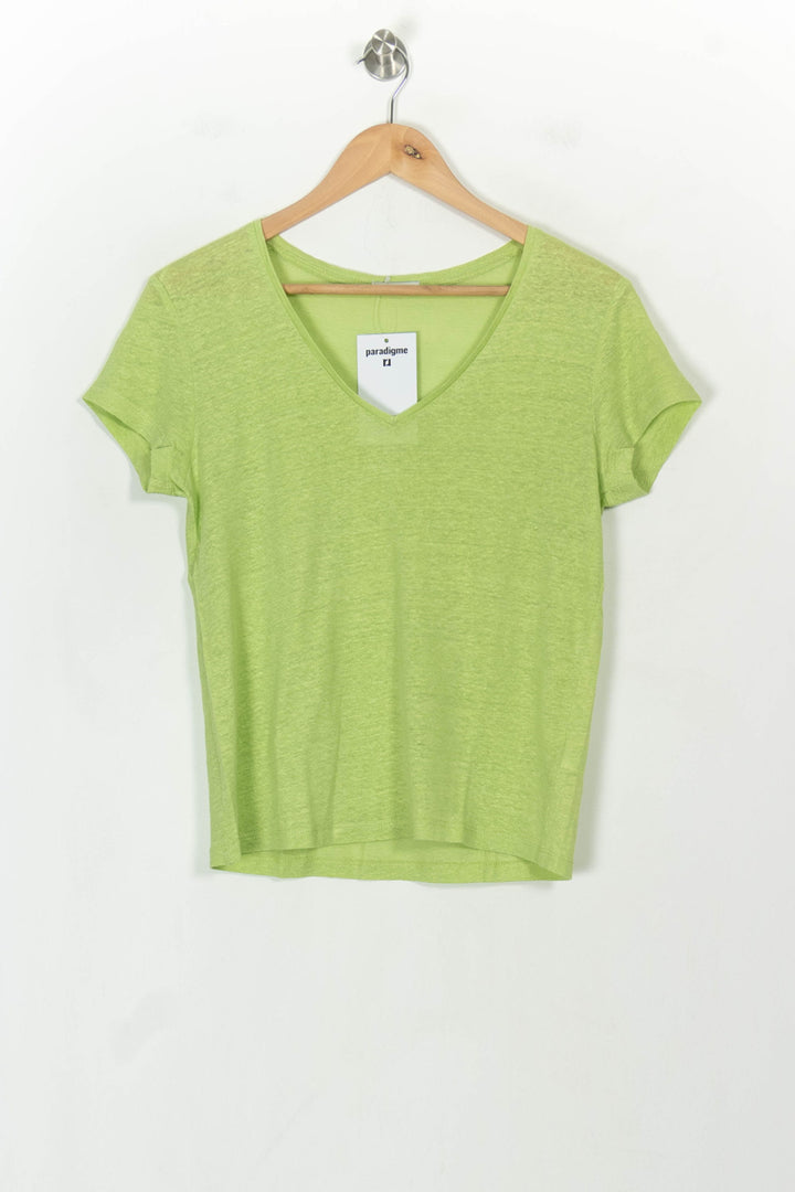 Tee-shirt Vert - Taille XS/34 de la marque IKKS | PARAD118744 - Vendu par Paradigme - Image 2
