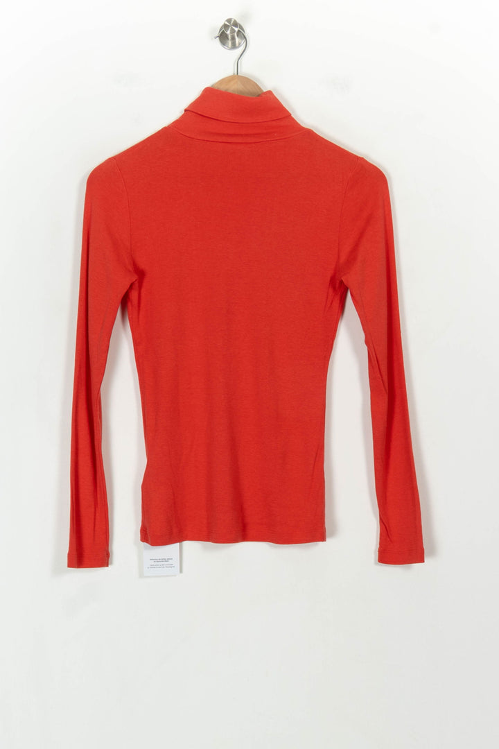 Sous-pull Rouge - Taille S/36 de la marque Caroll | PARAD118746 - Vendu par Paradigme - Image 5