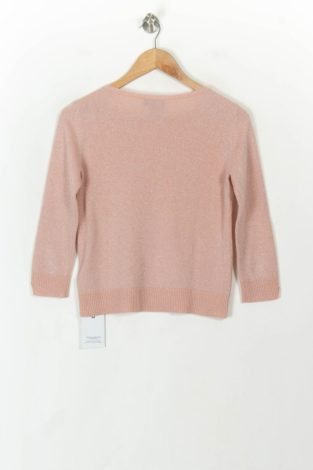 Pull Rose - Taille S/36 de la marque Caroll | PARAD118750 - Vendu par Paradigme - Image 5