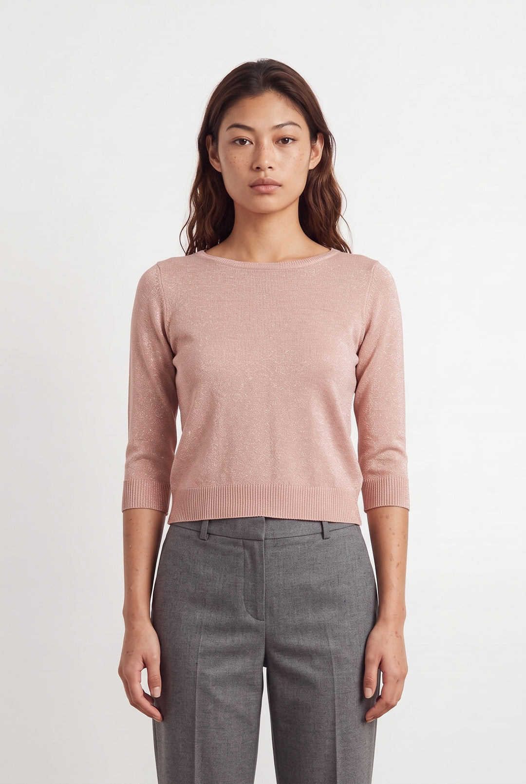Pull Rose - Taille S/36 de la marque Caroll | PARAD118750 - Vendu par Paradigme - Image 1