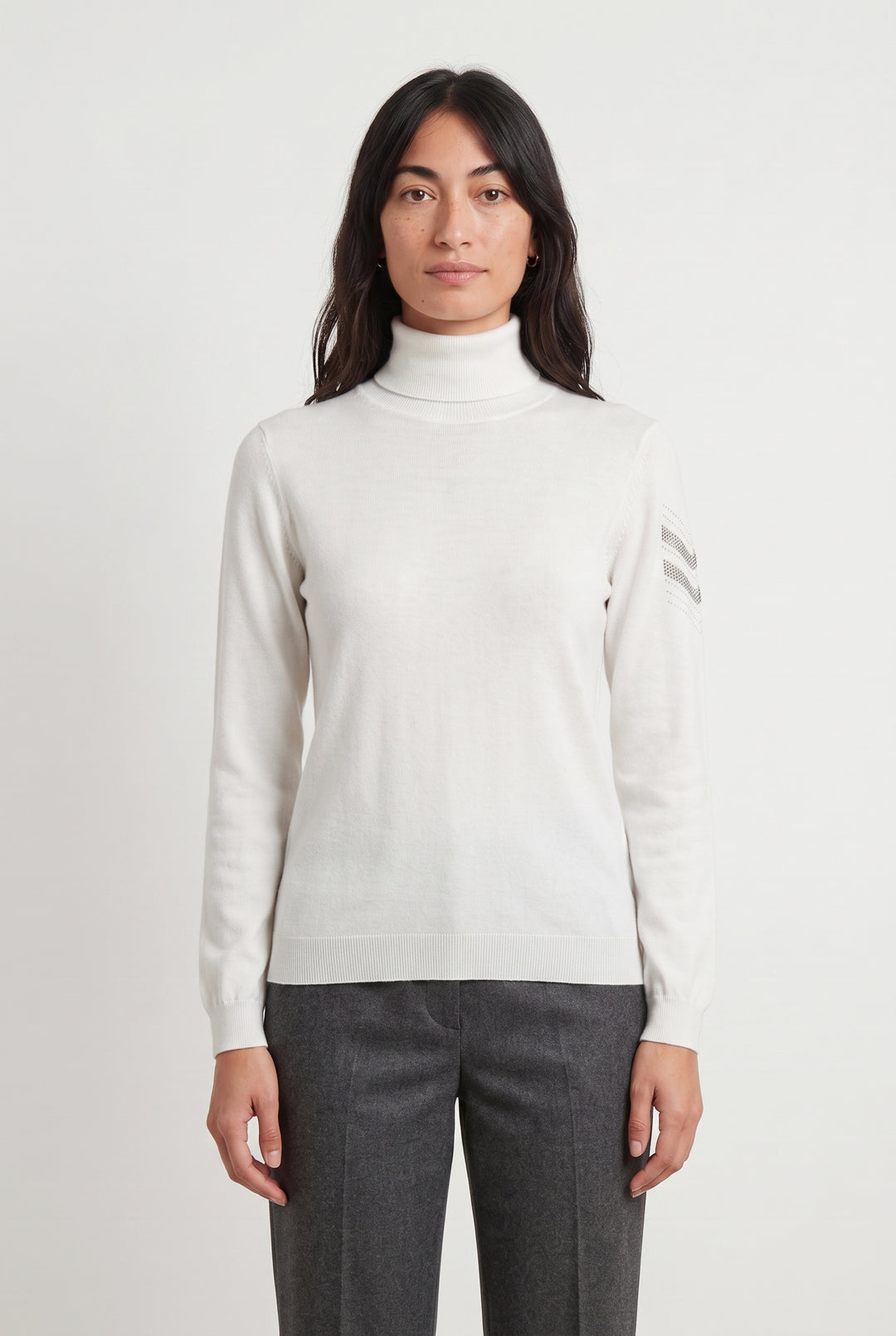 Pull Blanc - Taille S/36 de la marque IKKS | PARAD118751 - Vendu par Paradigme - Image 1