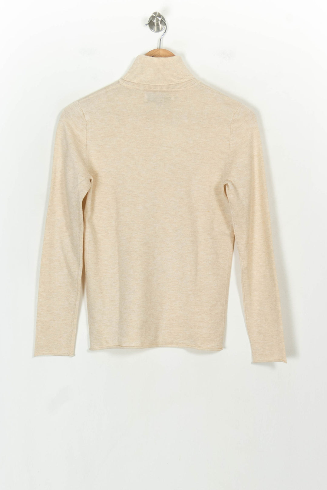 Pull Col Roulé Beige - Taille XS/34 de la marque Galeries Lafayette | PARAD118752 - Vendu par Paradigme - Image 5