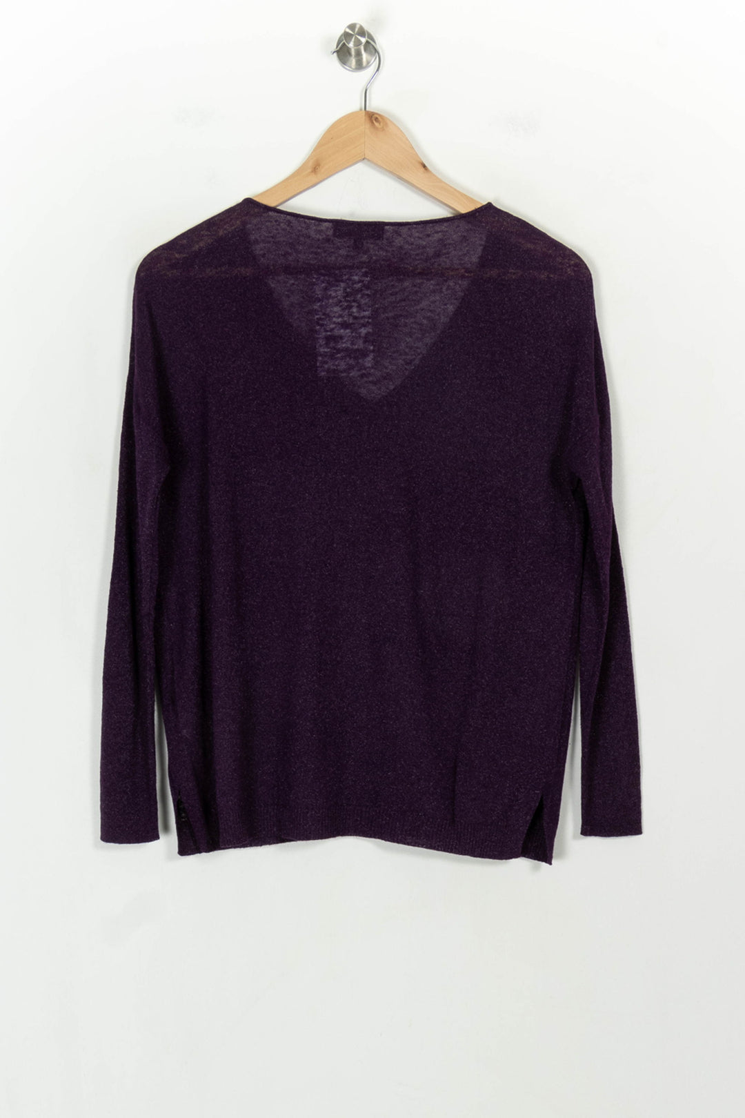 Pull Violet - Taille XS/34 de la marque Caroll | PARAD118753 - Vendu par Paradigme - Image 5