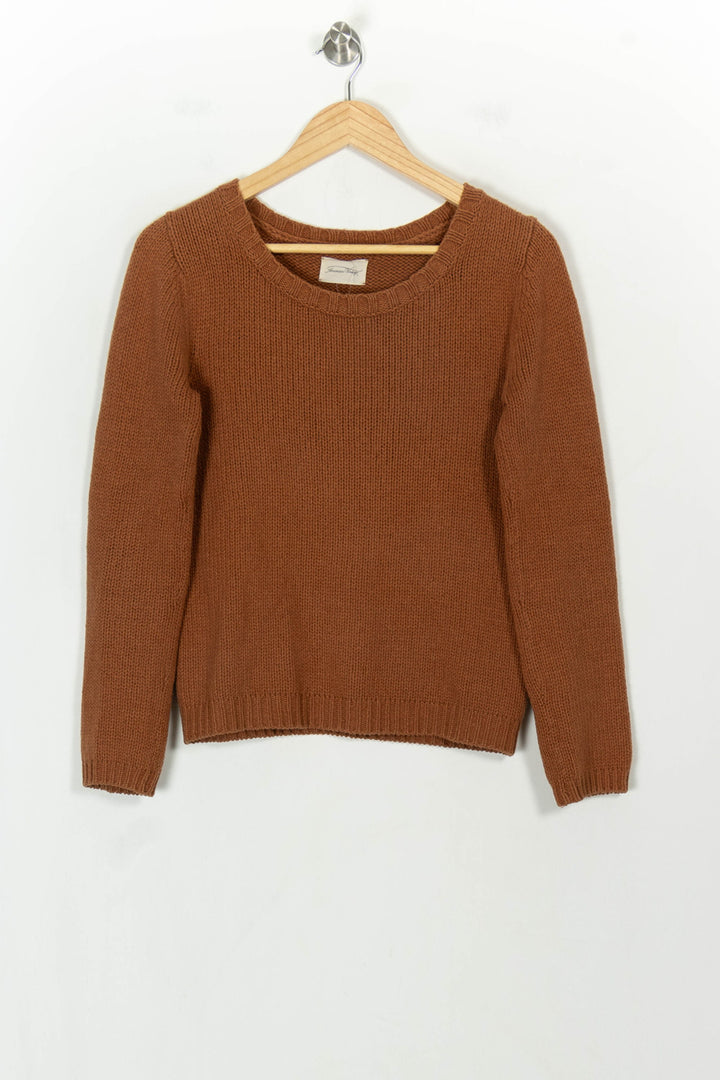 Pull Orange - Taille S/36 de la marque American Vintage | PARAD118758 - Vendu par Paradigme - Image 2