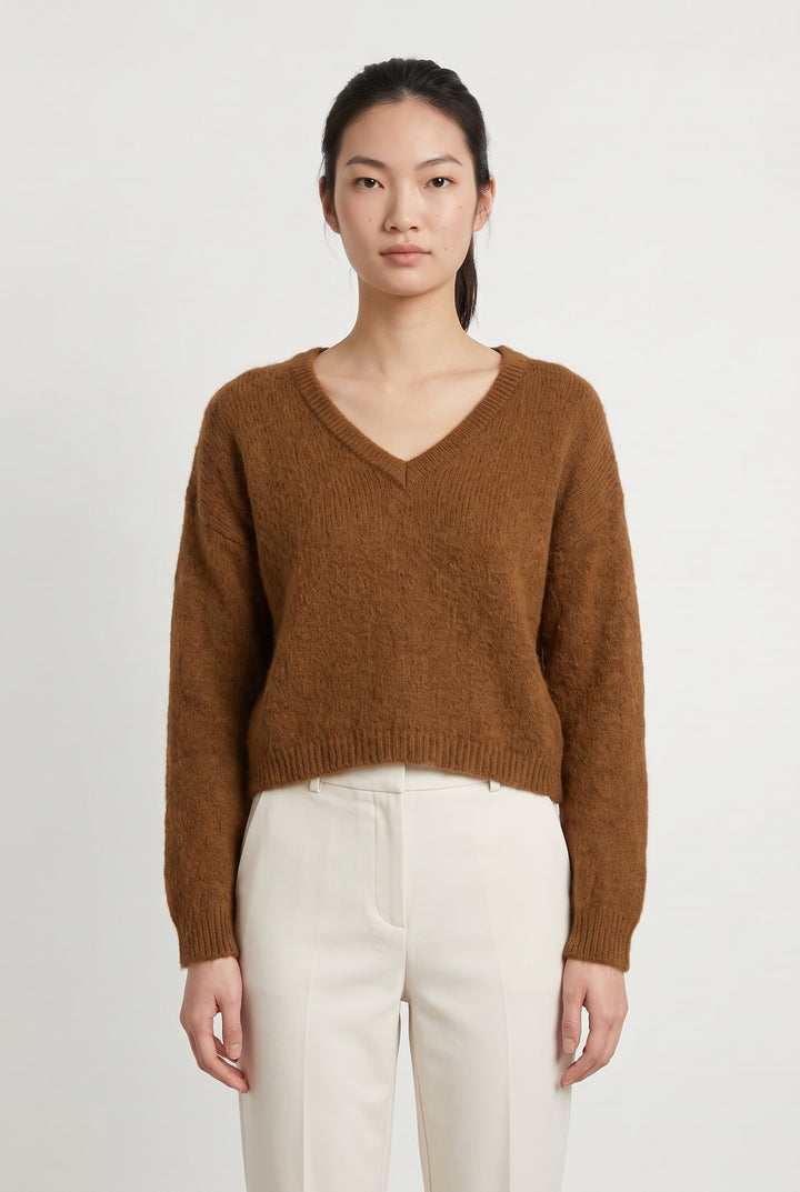 Pull Marron - Taille XS/34 de la marque I.Code | PARAD118759 - Vendu par Paradigme - Image 1