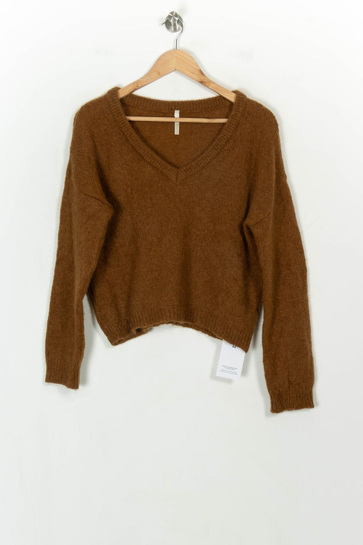 Pull Marron - Taille XS/34 de la marque I.Code | PARAD118759 - Vendu par Paradigme - Image 2