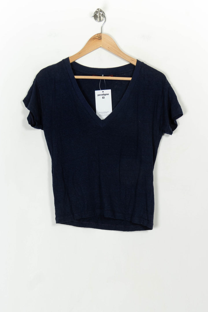 Tee-shirt Bleu - Taille XS/34 de la marque Comptoir des Cotonniers | PARAD118761 - Vendu par Paradigme - Image 2
