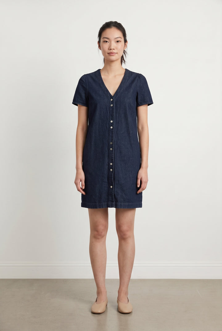 Robe Chemise Bleue - Taille S/36 de la marque I.Code | PARAD118764 - Vendu par Paradigme - Image 1