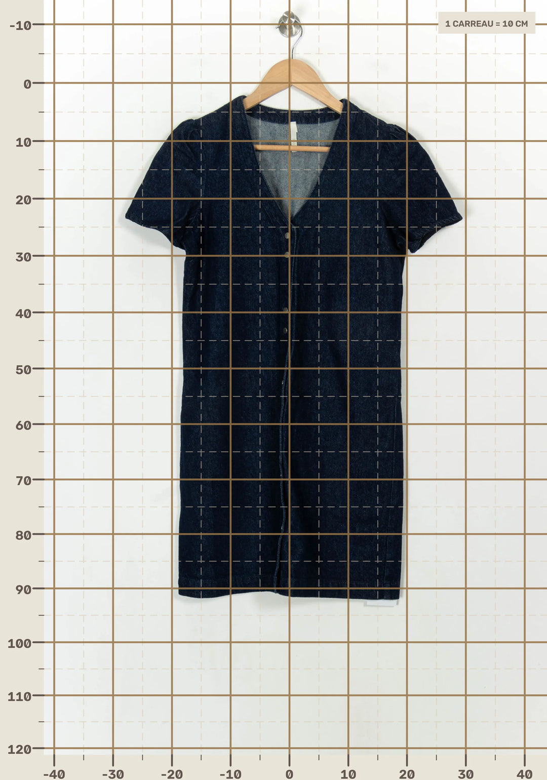 Robe Chemise Bleue - Taille S/36 de la marque I.Code | PARAD118764 - Vendu par Paradigme - Image 4