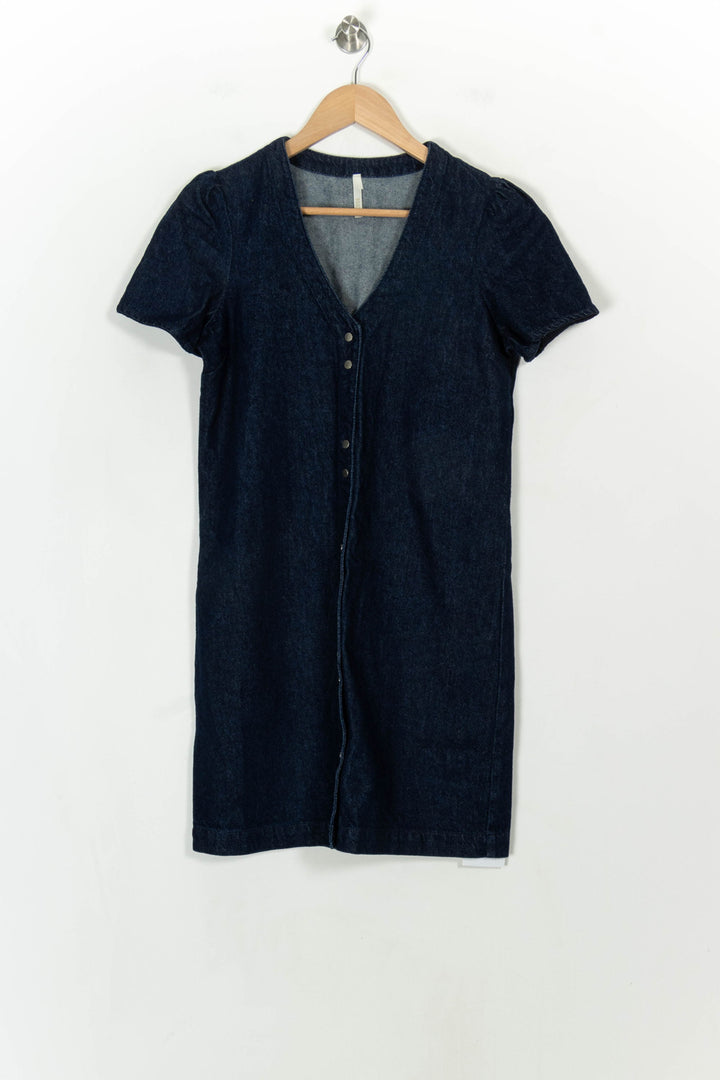 Robe Chemise Bleue - Taille S/36 de la marque I.Code | PARAD118764 - Vendu par Paradigme - Image 2