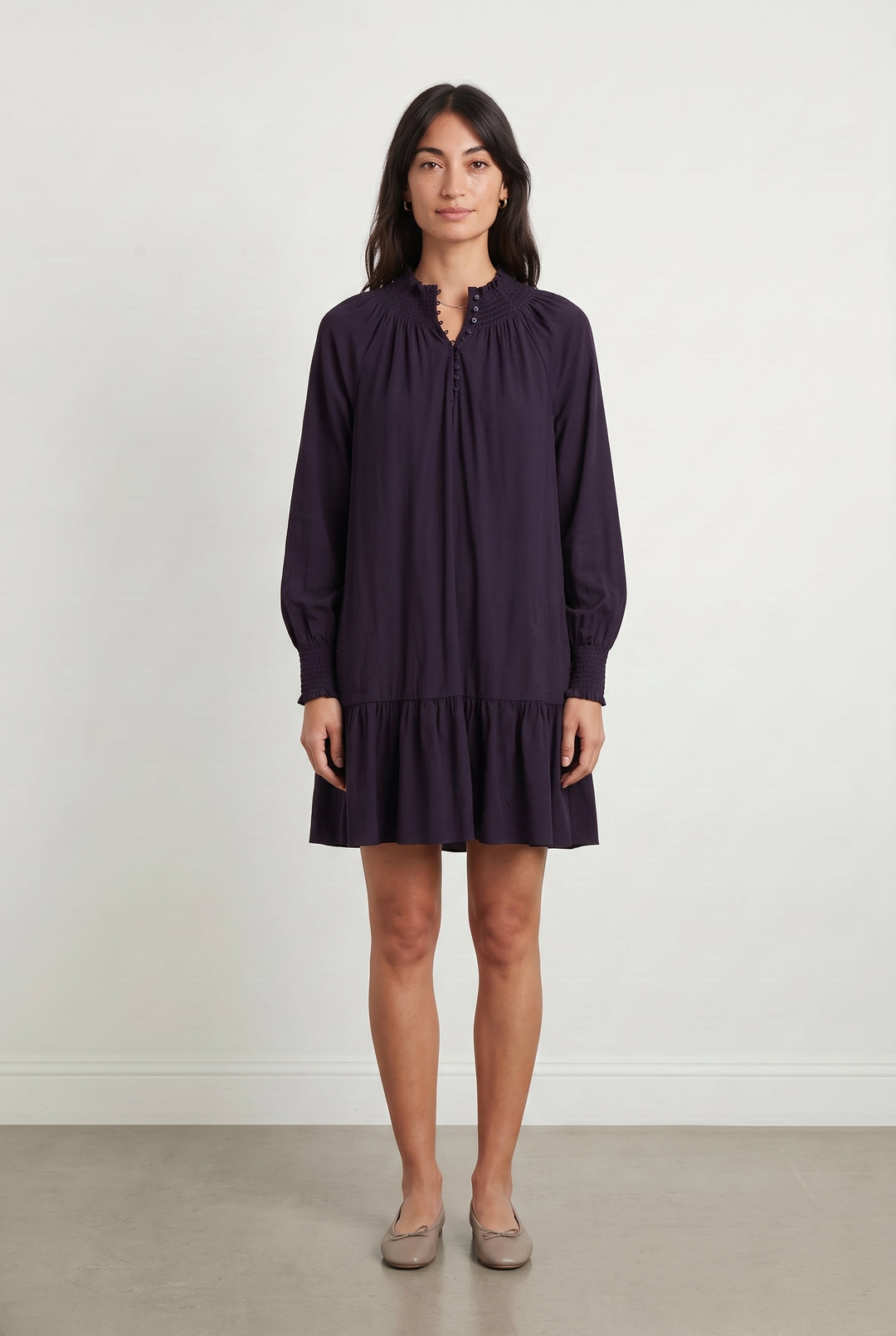 Robe Courte Violette - Taille S/36 de la marque Bleu Blanc Rouge | PARAD118769 - Vendu par Paradigme - Image 1