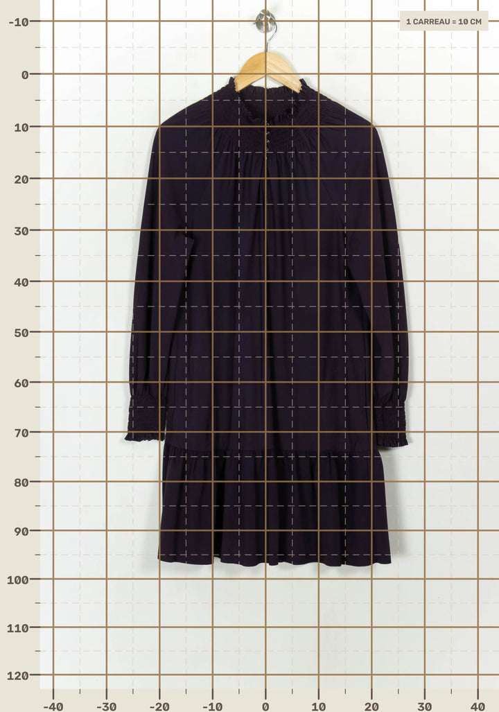 Robe Courte Violette - Taille S/36 de la marque Bleu Blanc Rouge | PARAD118769 - Vendu par Paradigme - Image 4