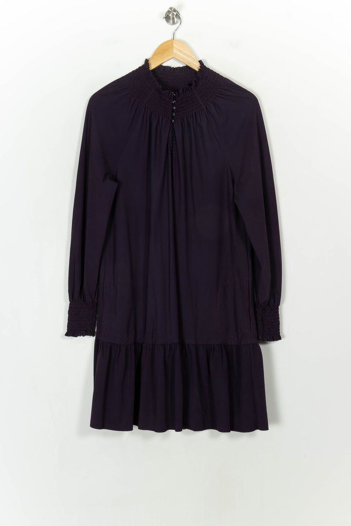 Robe Courte Violette - Taille S/36 de la marque Bleu Blanc Rouge | PARAD118769 - Vendu par Paradigme - Image 2