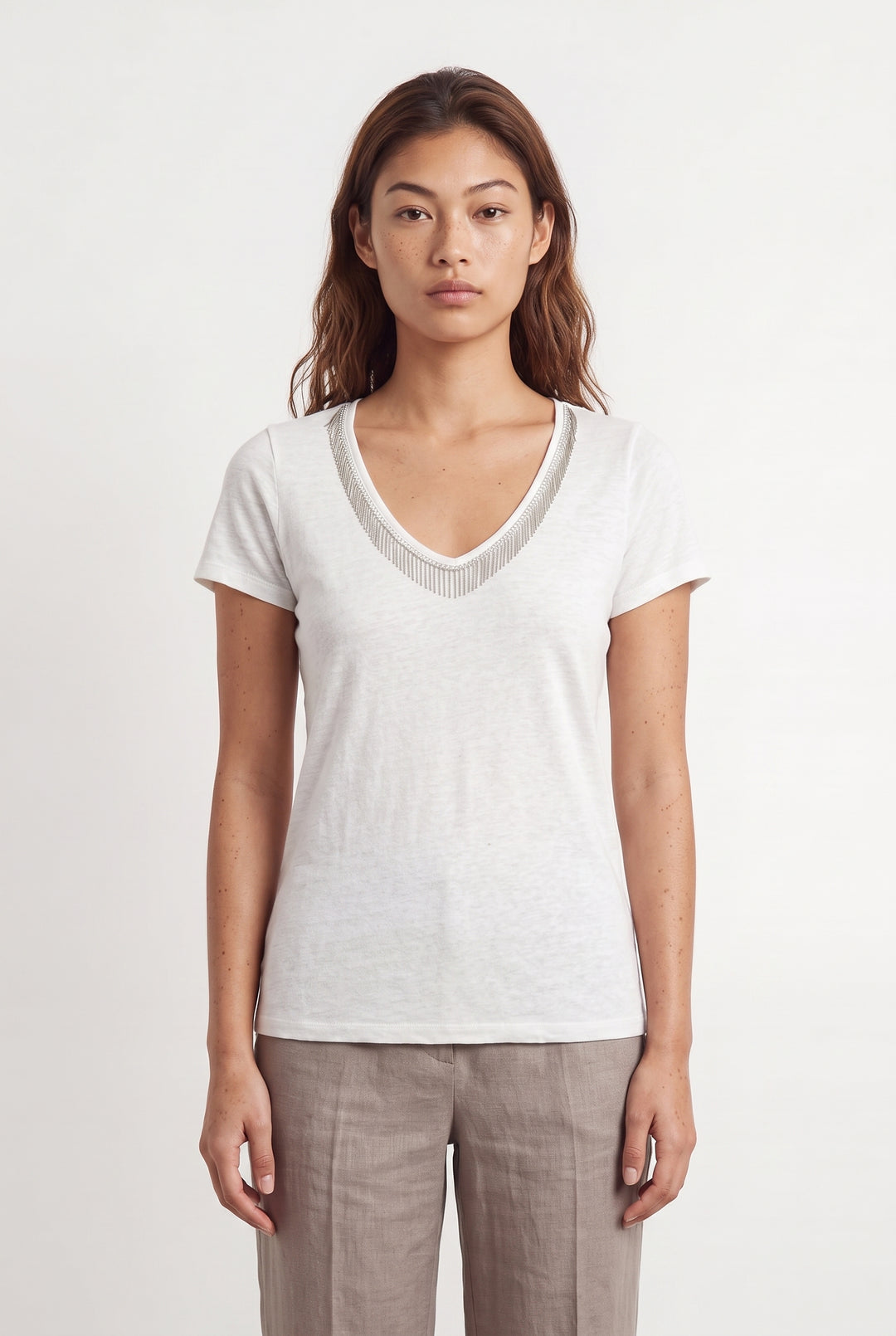 Tee-shirt Blanc - Taille S/36 de la marque ZAPA | PARAD118776 - Vendu par Paradigme - Image 1