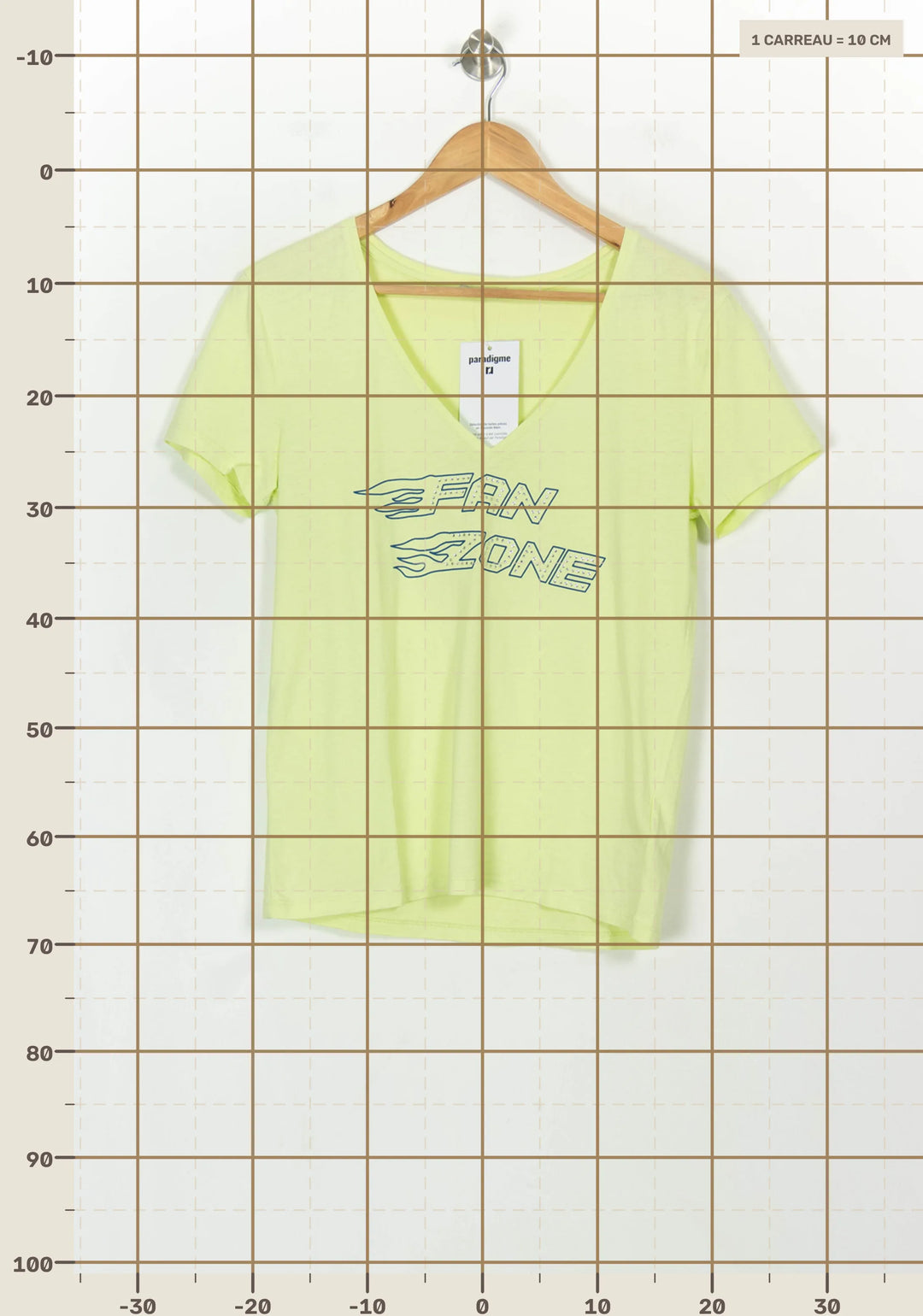 Tee-shirt Vert - Taille M/38 de la marque IKKS | PARAD118777 - Vendu par Paradigme - Image 4