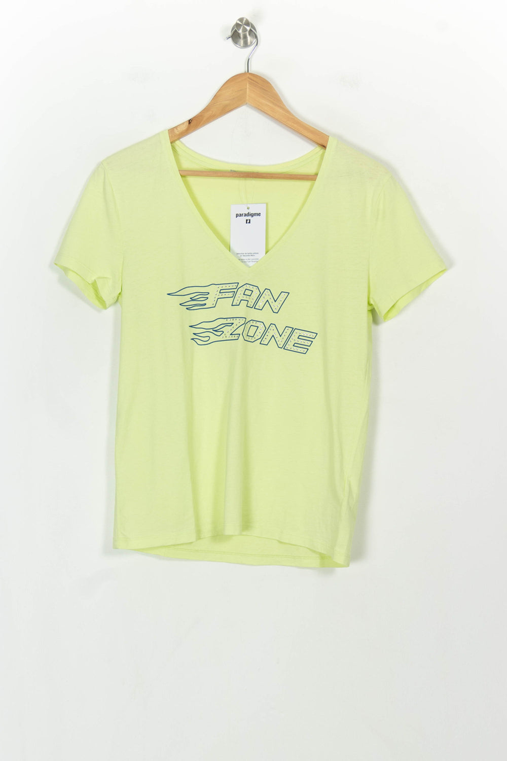 Tee-shirt Vert - Taille M/38 de la marque IKKS | PARAD118777 - Vendu par Paradigme - Image 2