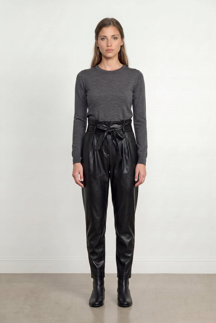 Pantalon Taille Haute Noir - Taille S/36 de la marque Mes Demoiselles Paris | PARAD118779 - Vendu par Paradigme - Image 1